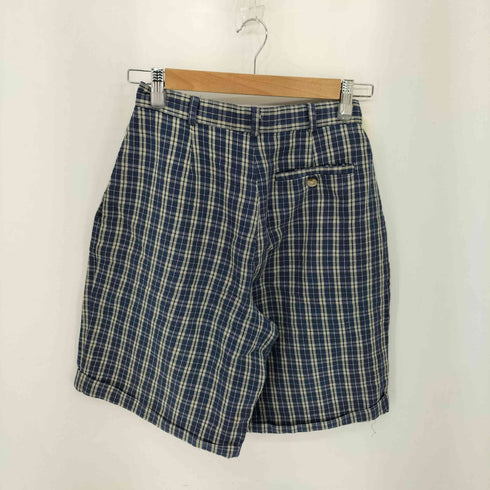 ランズエンド LANDS END 00s 白タグ USA製 リネン コットン ジッパーフライ ハーフパンツ ショーツ レディース 6