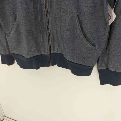 ナイキ NIKE 00S グレータグ スウッシュロゴ刺繍 バックパッチワークデザイン ブルゾン ジャケット メンズ import:XL