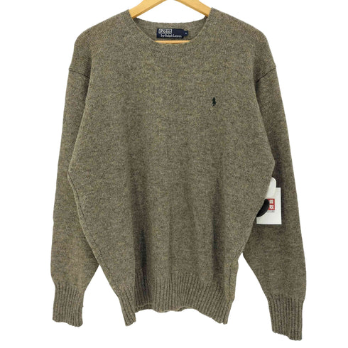 ポロバイラルフローレン Polo by RALPH LAUREN ポニー刺繍 ラムウール ニット メンズ import:M