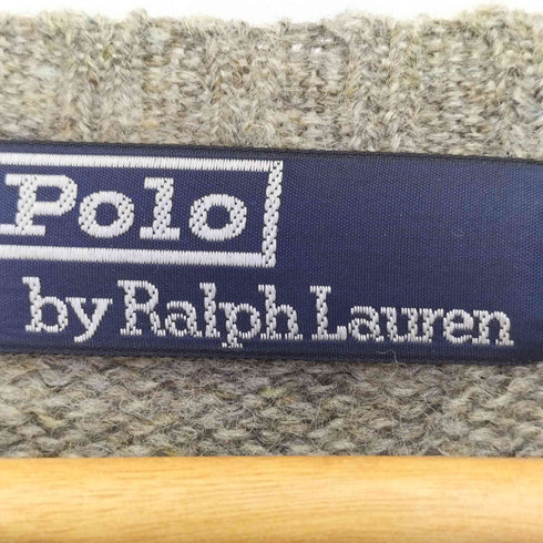 ポロバイラルフローレン Polo by RALPH LAUREN ポニー刺繍 ラムウール ニット メンズ import:M