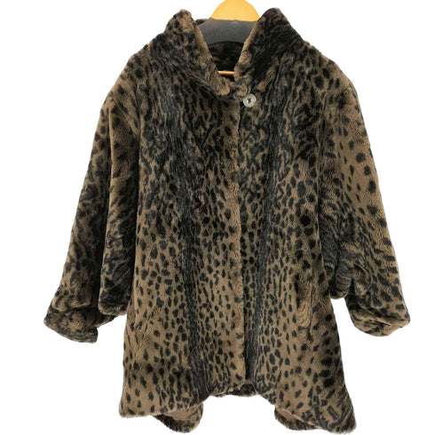 FUN FURS BY LA BABILANA レオパード フェイクファージャケット Y2K レディース M