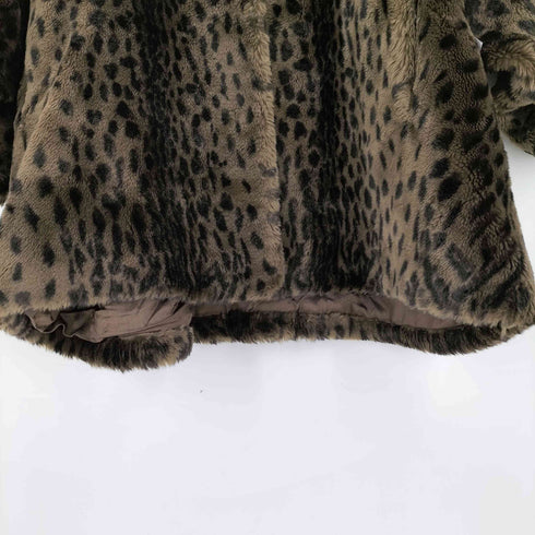 FUN FURS BY LA BABILANA レオパード フェイクファージャケット Y2K レディース M