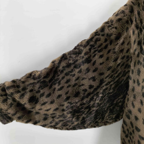 FUN FURS BY LA BABILANA レオパード フェイクファージャケット Y2K レディース M