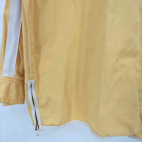 トミージーンズ tommy jeans 90s バックロゴ ラインテープ サイドジップ コットン シャツジャケット メンズ import:L