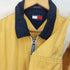 トミージーンズ tommy jeans 90s バックロゴ ラインテープ サイドジップ コットン シャツジャケット メンズ import:L