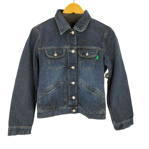 ユナイテッドカラーズオブベネトン UNITED COLORS OF BENETTON スラッシュポケット デニムジャケット レディース