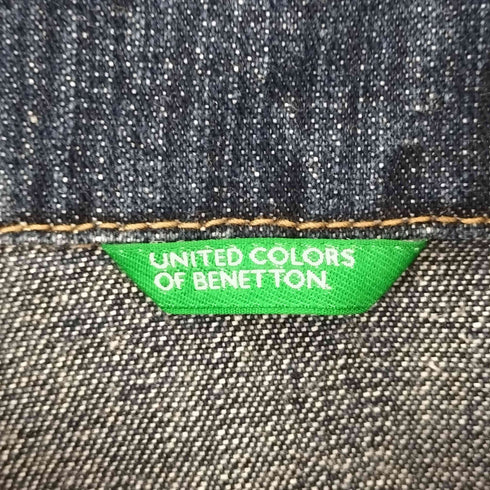 ユナイテッドカラーズオブベネトン UNITED COLORS OF BENETTON スラッシュポケット デニムジャケット レディース