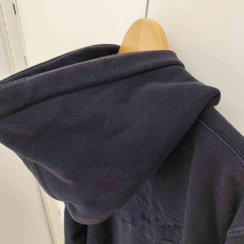 ステューシー Stussy 90-00S ストックロゴ刺繍 裏起毛 ドローコード ジップアップ パーカー フーディー メンズ import:XL