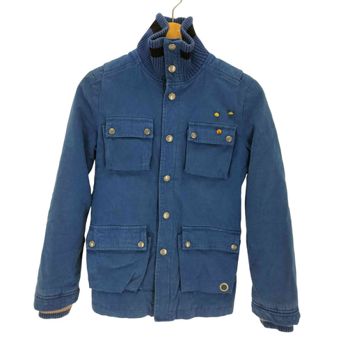 ディーゼル DIESEL ピンバッチ ハイネックミドルジャケット レディース S
