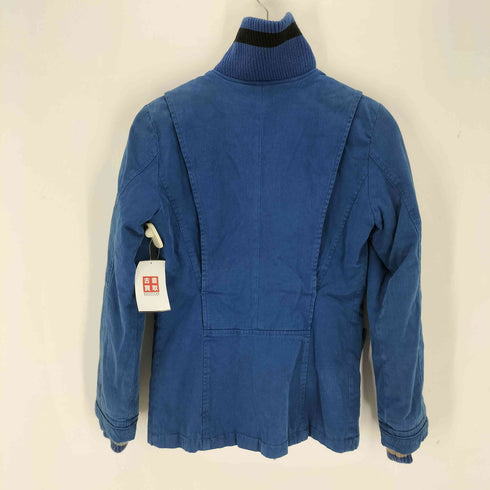 ディーゼル DIESEL ピンバッチ ハイネックミドルジャケット レディース S