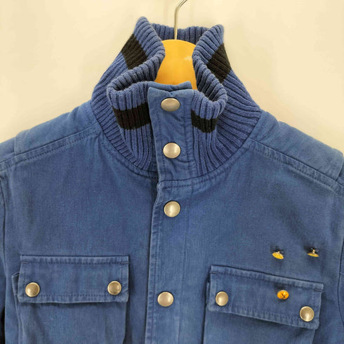 ディーゼル DIESEL ピンバッチ ハイネックミドルジャケット レディース S