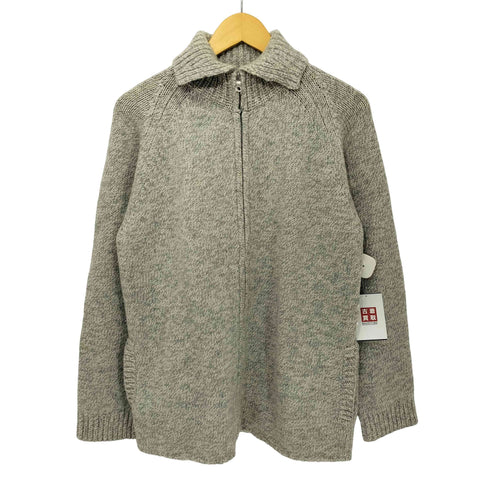 トゥモローランドトリコ TOMORROWLAND tricot ウールカシミヤ ラグラン ドライバーズニット メンズ import:L