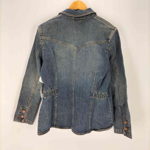 ギャップ Gap 00s OLD STRETCH ウエスタンヨーク デニムジャケット レディース XL