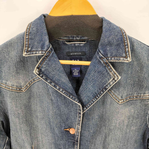 ギャップ Gap 00s OLD STRETCH ウエスタンヨーク デニムジャケット レディース XL