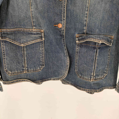 ギャップ Gap 00s OLD STRETCH ウエスタンヨーク デニムジャケット レディース XL