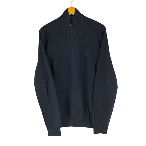 ポロラルフローレン POLO RALPH LAUREN スモールポニー刺繍 ハーフジップニット メンズ JPN:XL