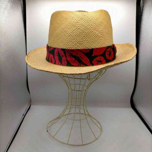 ワコマリア WACKO MARIA GUILTY PARTIES 東京 HAT ROCKERS リップ キスマーク テープ 麦わら帽子 メンズ XL