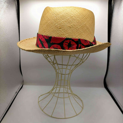 ワコマリア WACKO MARIA GUILTY PARTIES 東京 HAT ROCKERS リップ キスマーク テープ 麦わら帽子 メンズ XL