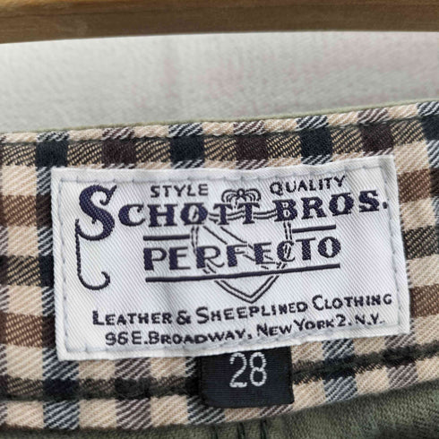 ショットブロス SCHOTT BROS. 細畝 コーデュロイパンツ レディース 28