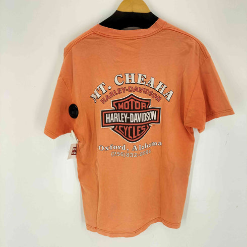 ハーレーダビッドソン HARLEY-DAVIDSON 90s HANES BEEFYボディ USA製 両面プリントクルーネックTシャツ メンズ L