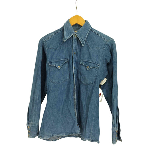 リー Lee 70S デニム ウエスタンシャツ レディース 14 1/2