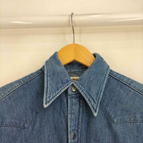 リー Lee 70S デニム ウエスタンシャツ レディース 14 1/2