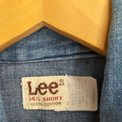 リー Lee 70S デニム ウエスタンシャツ レディース 14 1/2