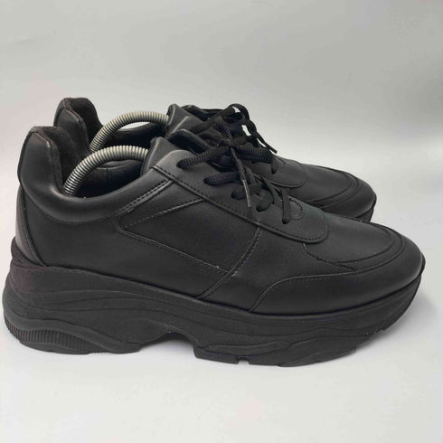 エイソス asos レザー 厚底ソール ローカット スニーカー メンズ