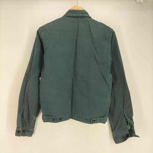 70S 棒TALONジップ ワークジャケット 裏地チェック レディース