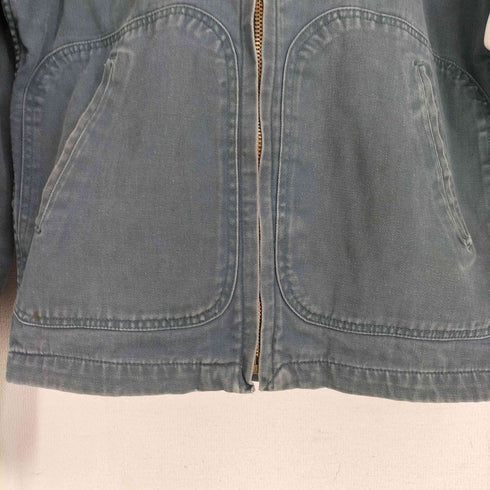 70S 棒TALONジップ ワークジャケット 裏地チェック レディース