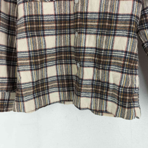 ペンドルトン PENDLETON 70S USA製 ウール100 チェック 長袖シャツ メンズ import:M