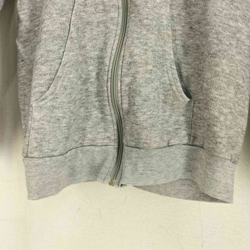 アディダスオリジナルス adidas Originals 80S USA製 トレフォイルロゴ刺繍 サイドライン ジップアップ パーカー レディース import:M