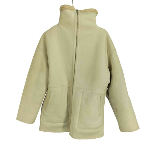 ユナイテッドアローズグリーンレーベルリラクシング UNITED ARROWS green label relaxing 2WAY ボア フェイク ムートン ブルゾン レディース