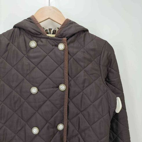 トラディショナルウェザーウェア Traditional Weatherwear 裏地ヒョウ柄 キルティングジャケット レディース JPN:34