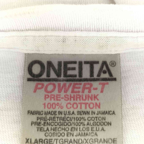 オニータ ONEITA 90s シングルステッチ アーティストプリントTシャツ メンズ import:XL
