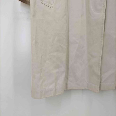 アクアスキュータム AQUASCUTUM 裏地チェック 比翼ステンカラーコート レディース JPN:9号