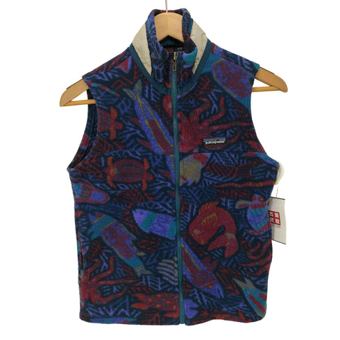 パタゴニア patagonia 総柄フリースベスト レディース kids10