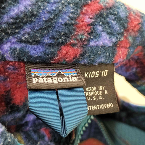 パタゴニア patagonia 総柄フリースベスト レディース kids10
