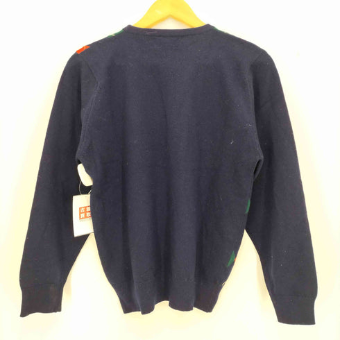 ザスコッチハウス The Scotch House スコットランド製 pringle of scotland アーガイル柄 ラム ウール ニット メンズ FR:38