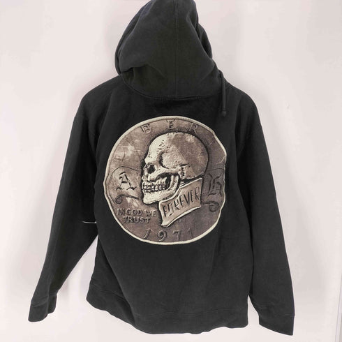 ANTIHERO SKATEBOARDS USA製 両面プリントジップアップパーカー メンズ