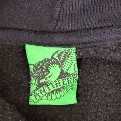 ANTIHERO SKATEBOARDS USA製 両面プリントジップアップパーカー メンズ