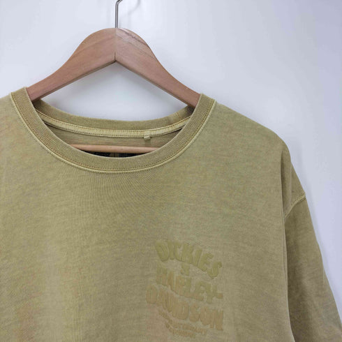 ハーレーダビッドソン HARLEY-DAVIDSON ヘビーウェイト ピグメントダイ 半袖Tシャツ メンズ JPN:L