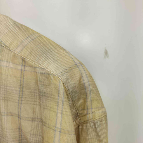 ジャーナルスタンダードレリューム JOURNAL STANDARD relume relume CALIFORNIA コーデュロイ チェックプリントシャツ プリネル メンズ JPN:L