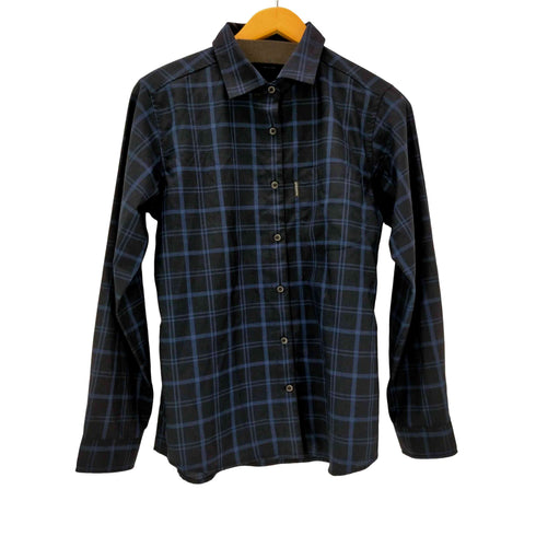 モンベル mont bell メリノウール ライト ロングスリーブ シャツ チェック メンズ JPN:XL