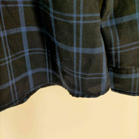 モンベル mont bell メリノウール ライト ロングスリーブ シャツ チェック メンズ JPN:XL