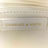 チャールズアンドキース CHARLES&KEITH 23AW ロック&キーチェーン ハンドル トラペーズ バッグ レディース