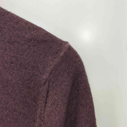 クルチアーニ Cruciani イタリア製 ラナウール リブ切替 ハイゲージ タートルネック メンズ 44