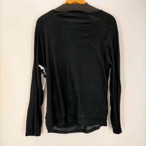 NO/FAITH STUDIOS 2 BUTTON LINE DOUBLE-LAYERED LS ボタンライン ダブルレイヤード L/S カットソー メンズ 2