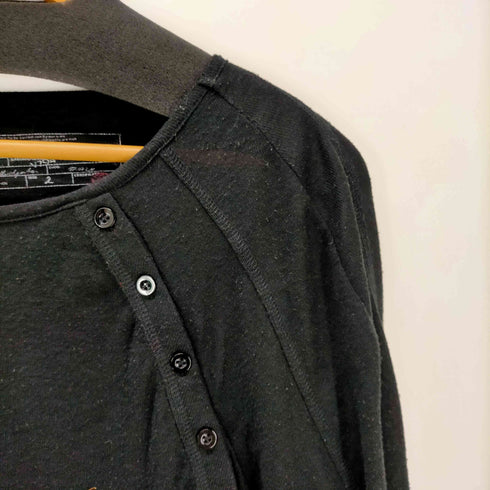 NO/FAITH STUDIOS 2 BUTTON LINE DOUBLE-LAYERED LS ボタンライン ダブルレイヤード L/S カットソー メンズ 2