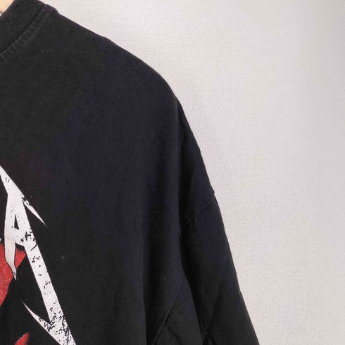 ブロードウェイ BROADWAY 90-00S バンドプリント 半袖カットソー メンズ import:XL